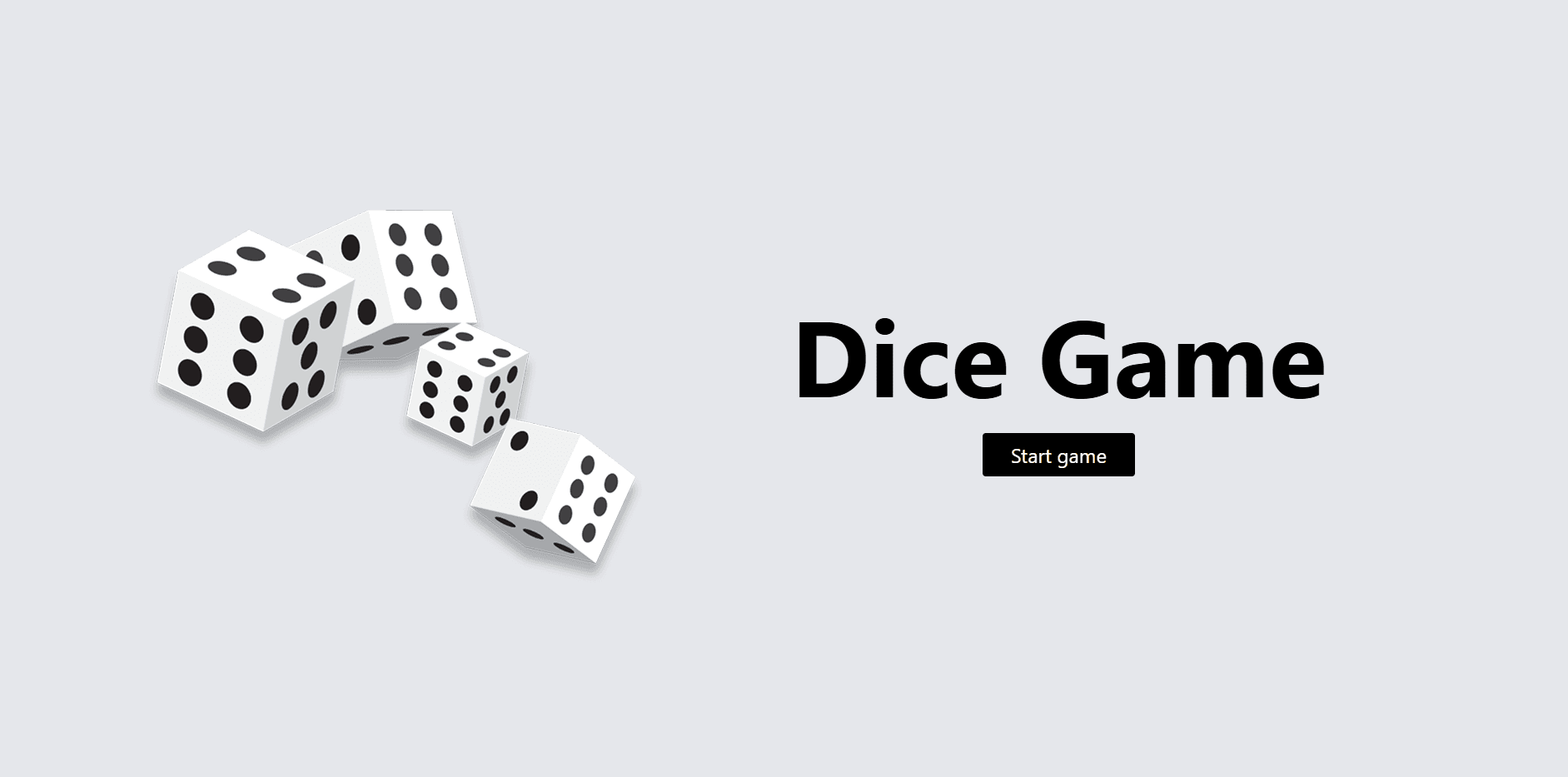Dice Game App