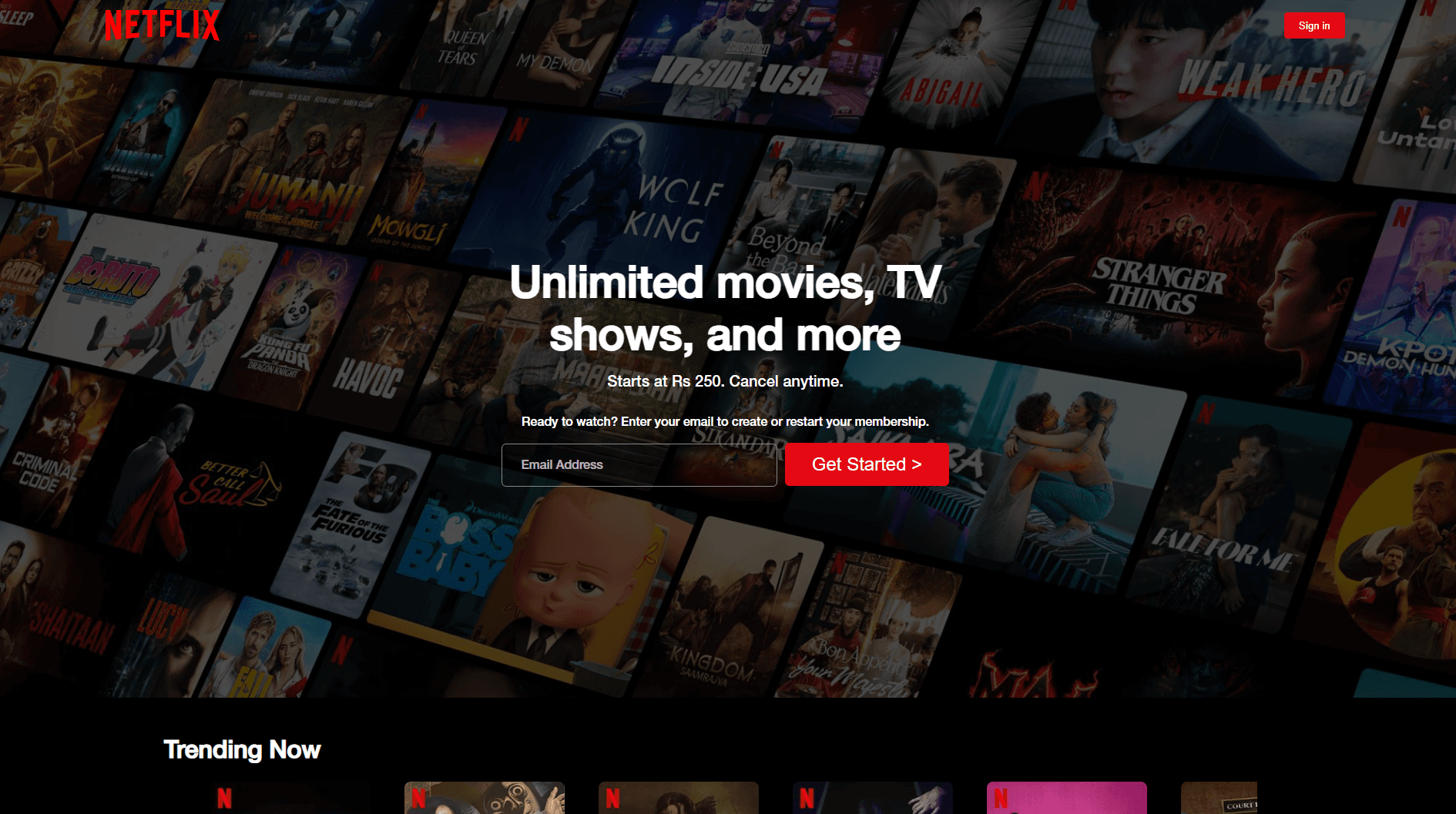 Netflix UI Clone